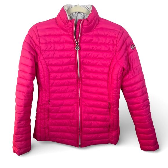 Michael Kors Jackets & Blazers - MICHAEL KORS Hot Pink Packable Puffer Jacket  Small
